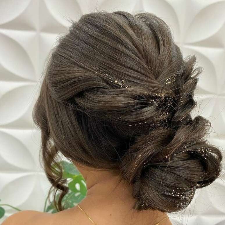 Glitter hairstyle 