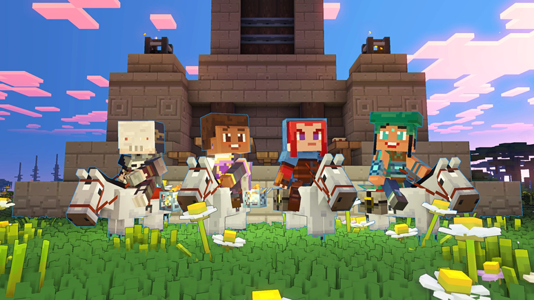 Minecraft Legends é revelado e chega ao PS4 e PS5 em 2023