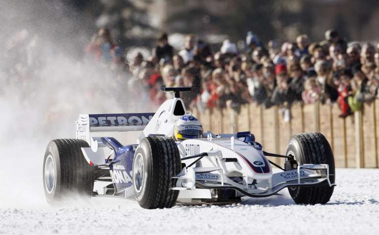 Nick Heidfeld em exibição com o BMW Sauber de 2007