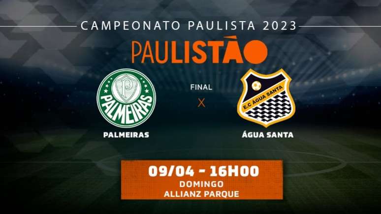 Palmeiras x Água Santa ao vivo: onde assistir à final do Paulistão 2023