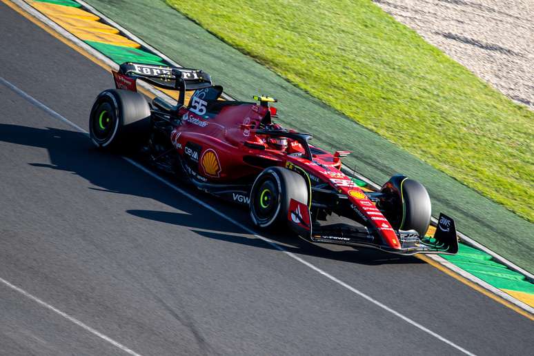 Sainz em ação no GP da Austrália