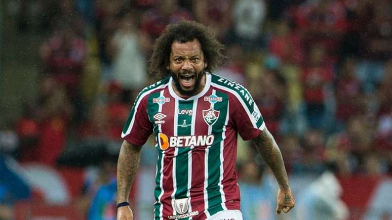 Marcelo marcou um golaço contra o Flamengo na final do Campeonato Carioca (Foto: Armando Paiva / LANCE!)