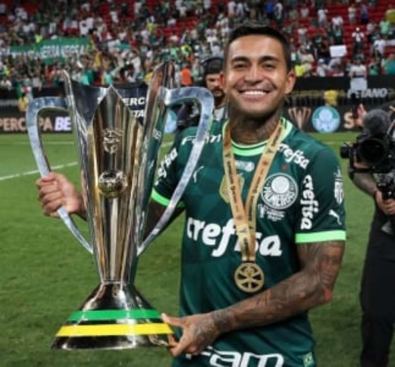 Dudu já havia conquistado a Supercopa em 2023 (Foto: Cesar Greco/Palmeiras)