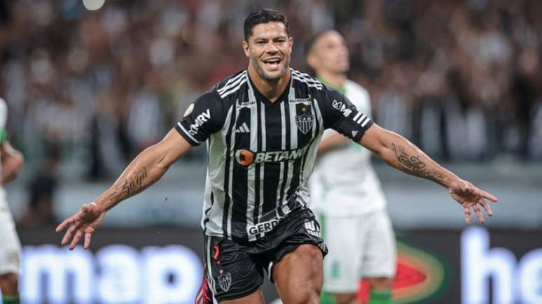 Hulk marcou os dois gols da final e levou o Galo a mais uma conquista-Pedro Souza / Atletico MG