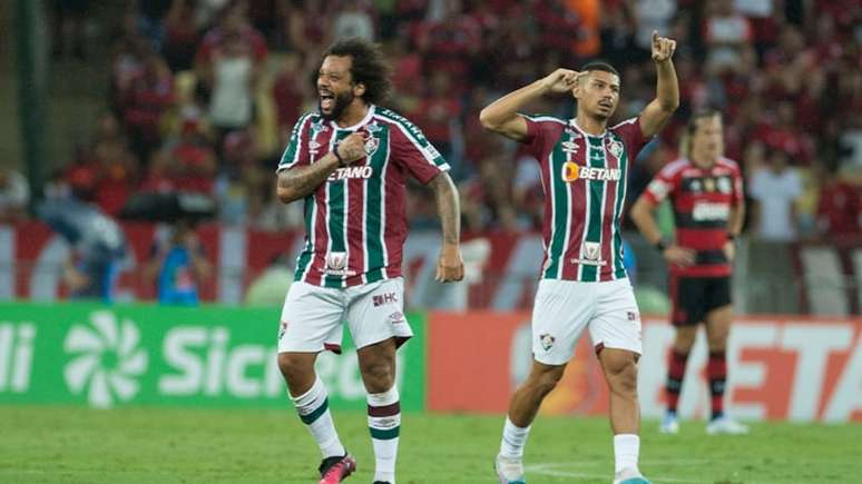 Marcelo marcou um golaço que abriu o caminho para o título do Fluminense (Armando Paiva / LANCE!)