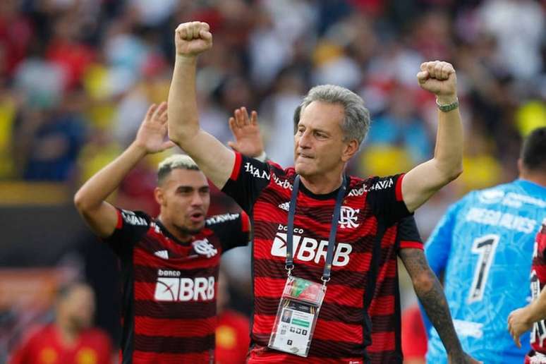 Landim está insatisfeito com o momento do Flamengo, que pode ter mais mudanças (Foto: Gilvan de Souza/Flamengo)