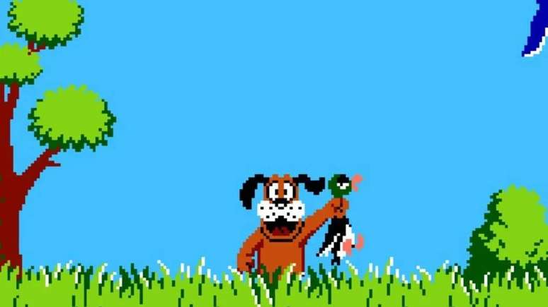 O clássico Duck Hunt foi lançado em 1984 para NES.