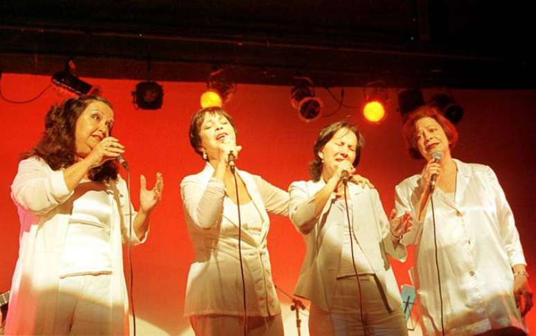 O Quarteto Em Cy no show em homenagem a Sidney Muller, no Rio