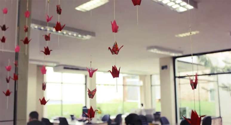 Passarinhos de origami