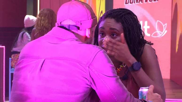 ‘BBB23’: During the party, Sarah Aline talks to Ricardo