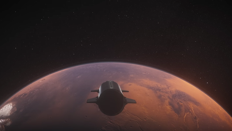 What will it be like to launch the spaceship to Mars?  SpaceX video shows you!