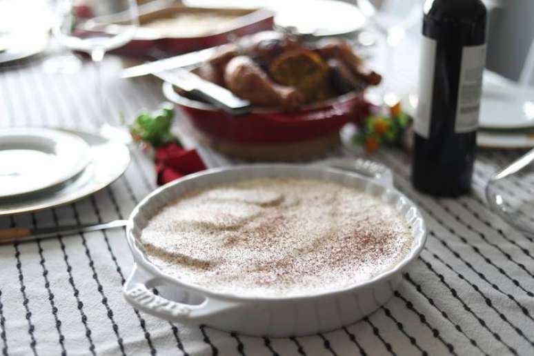 Pavê de chocolate e bolacha maizena, do chef Fellipe Zanuto.