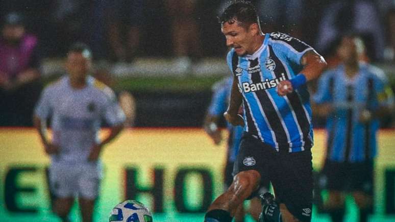 Vina assisted Villasanti's goal in the final stage (Disclosure / Grêmio)