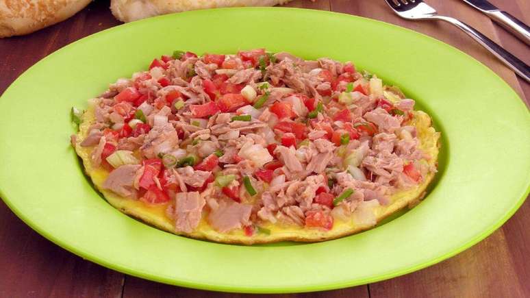 Omelete de atum