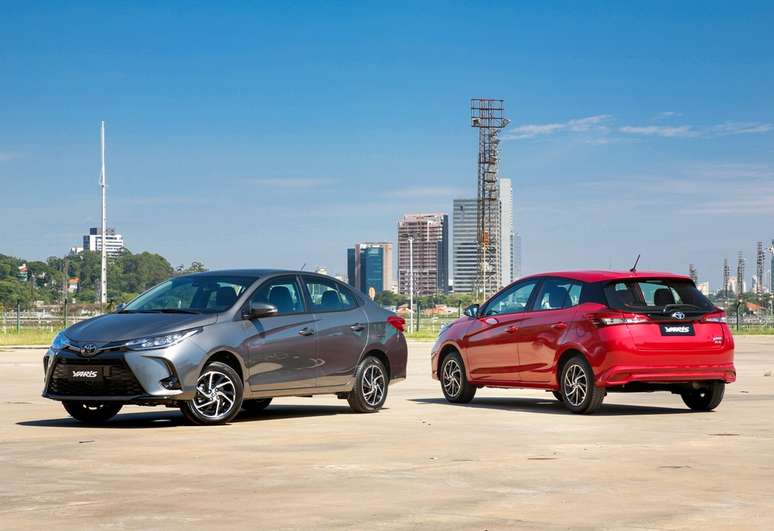 Toyota reduziu os preços da linha Yaris em até R$ 4 mil