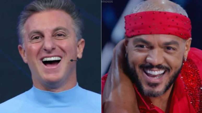 Luciano Huck e Belo