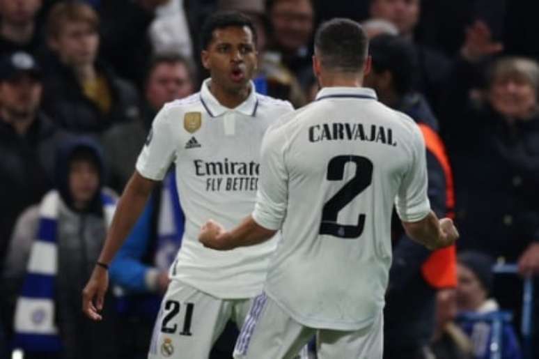 Rodrygo decidiu o jogo entre Chelsea e Real Madrid (ADRIAN DENNIS / AFP)