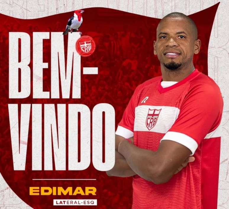 Edimar não atuou em nenhuma partida do Vasco em 2023 (Divulgação/CRB)