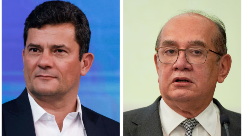 Sergio Moro (na foto, à esq.) foi denunciado pela PGR após representação de Gilmar Mendes