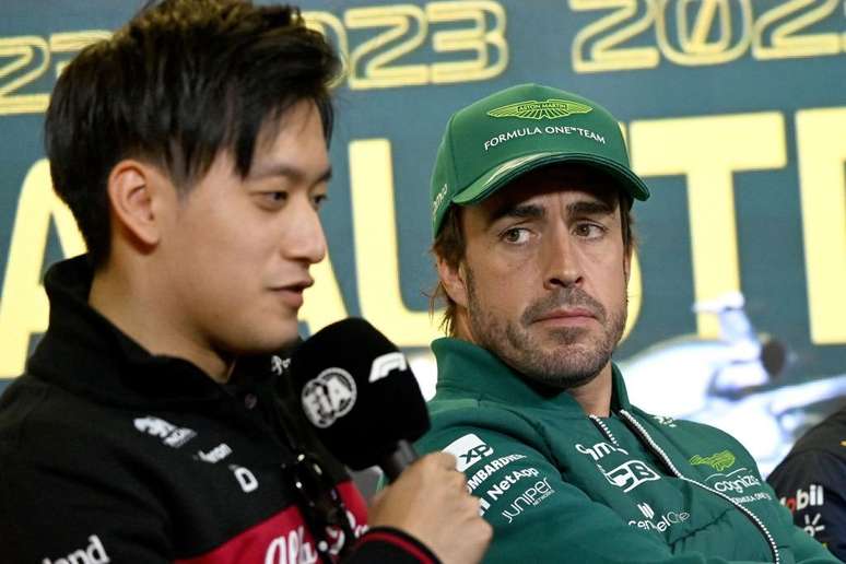 Zhou e Alonso: o chinês disse que o espanhol o ajudou no início na F1