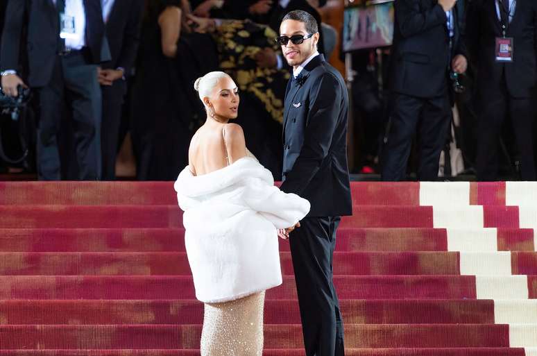 Kim Kardashian e Pete Davison no Met Gala 2022
