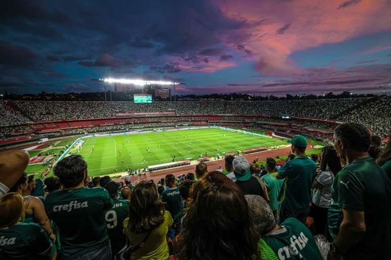 Palmeiras vendeu mais de 32 mil ingressos para o jogo no Morumbi (Foto: Paloma Cassiano/Palmeiras)