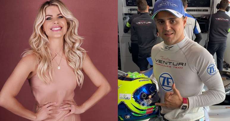 Felipe Massa e Karina Bacchi &ndash;