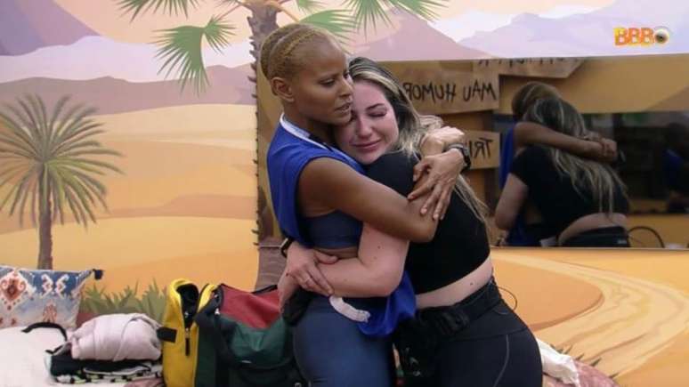 ‘BBB23’: Aline and Amanda cry before elimination and make a pact: ‘I trust you’