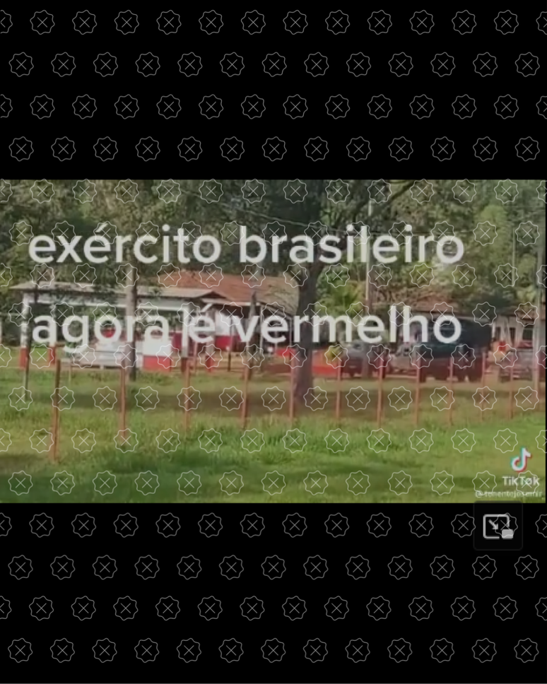 Em vídeo que circula nas redes, homem engana ao afirmar que quartel de Mundo Novo teve paredes pintadas de vermelho recentemente