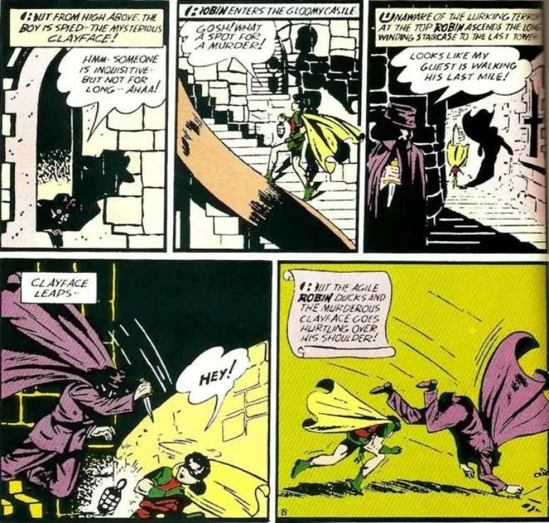 The original Clayface is just a failed and frustrated actor (Image: Playback/DC Comics) The original Clayface is just a failed and frustrated actor (Image: Playback/DC Comics)