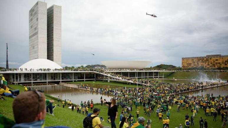 Bolsonaristas radicais atacaram as sedes dos Três Poderes no dia 8 de janeiro