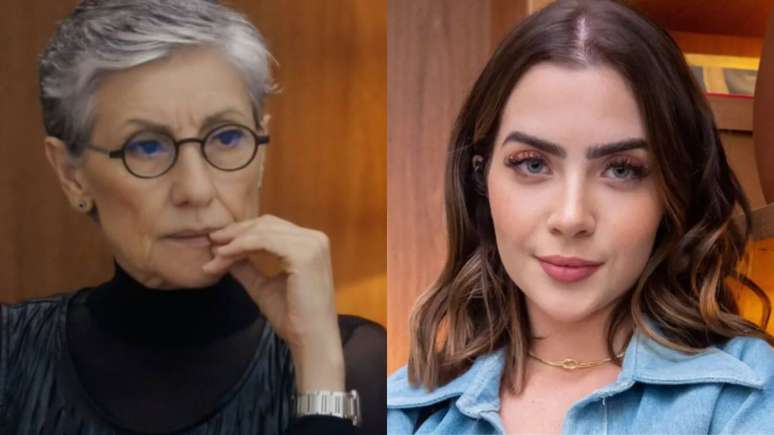 Cidália e Chiara em 'Travessia'. Reprodução/TV Globo