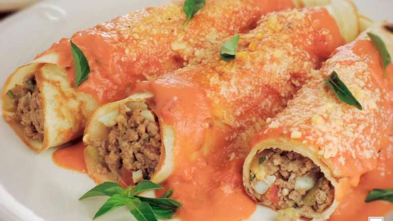 Panqueca de carne moída simples