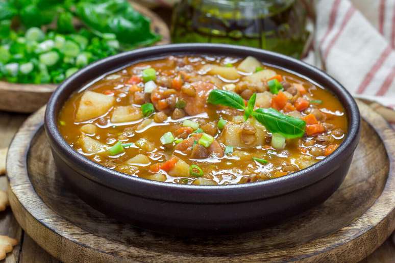 Sopa de lentilha 