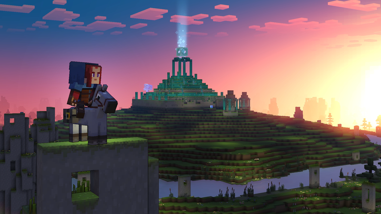 Minecraft Legends leva ação e estratégia para mundo da Mojang