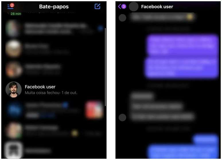 Check the signs that someone blocked or removed your Facebook account through Messenger (Image: Screenshot/Thiago Furquim/Canaltech)