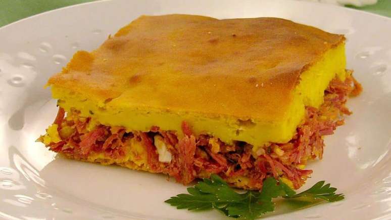 Torta de abóbora com carne-seca