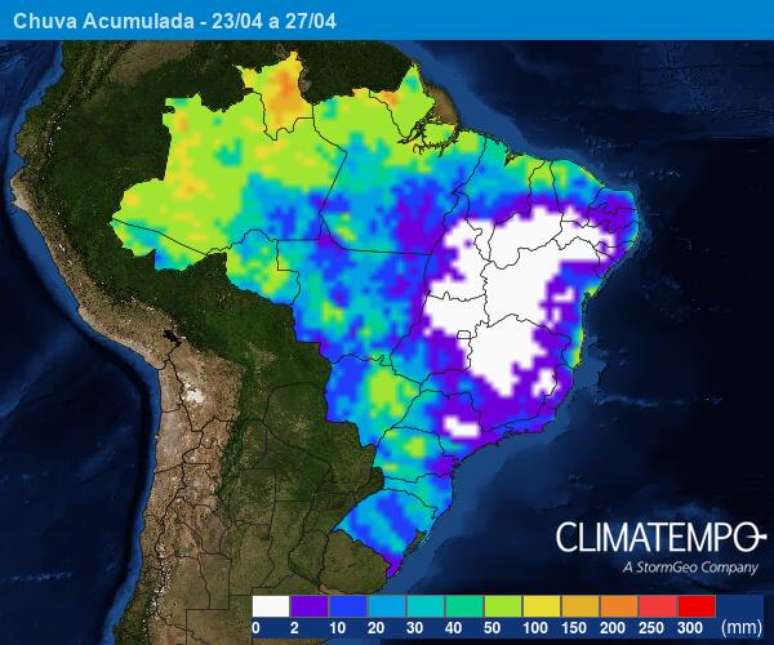Temporais no Amazonas e em Roraima