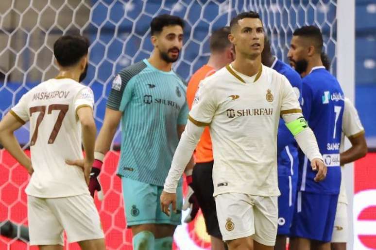 Al-Nassr de CR7 não jogará a final da Copa do Rei Saudita (Foto: FAYEZ NURELDINE / AFP)