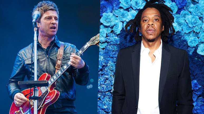 O dia em que Jay-Z debochou de Noel Gallagher no palco do Glastonbury