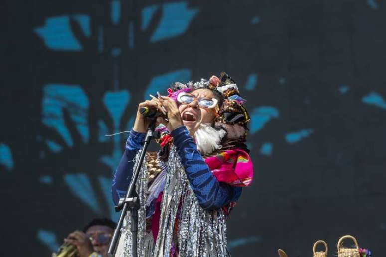 A cantora Brisa Flow se apresentou no palco Chevrolet no festival Lollapalooza 2023