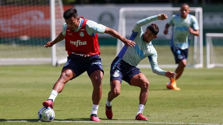Veiga and Rony train with the team and Palmeiras finishes preparing for the Copa do Brasil;  see probable team