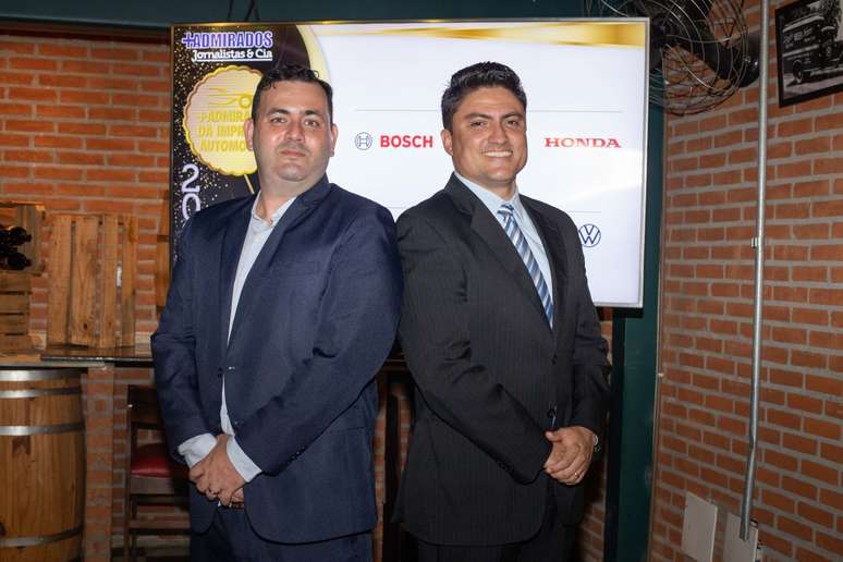 Vincius Ribeiro e Fernando Soares, do boletim Jornalistas & Cia