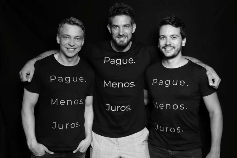 Os cofundadores da EmpreX: Sebastian Becker (CTO), Silvan Roth (CEO) e Bruno Vanucci (COO) (