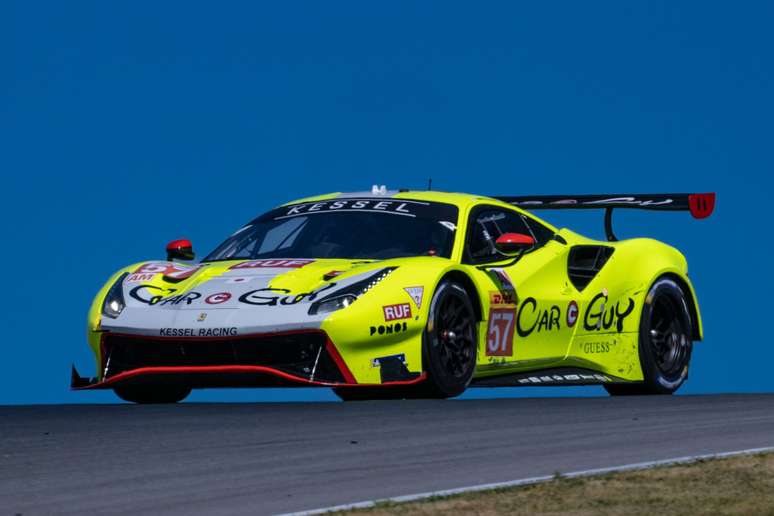 Daniel Serra em ação no WEC, a bordo da Ferrari 488 da Kessell Racing