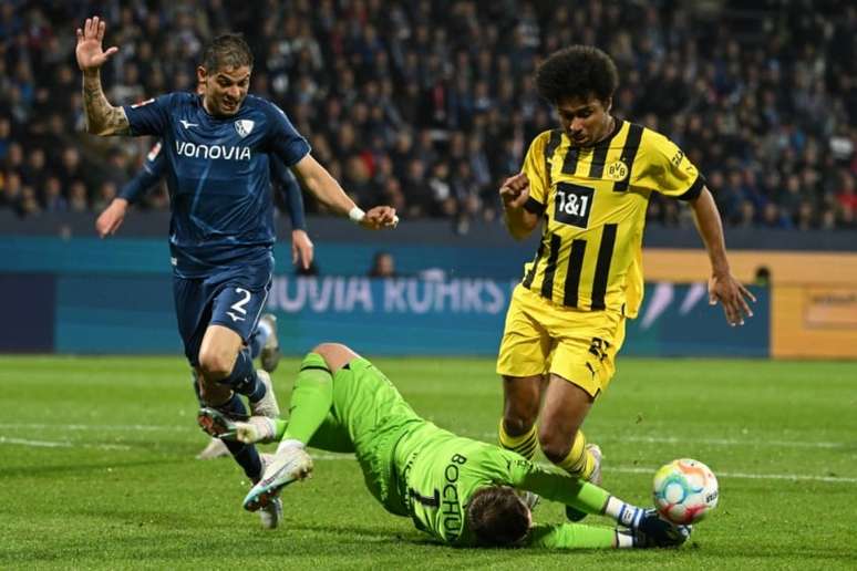 Dortmund empatou com o Bochum pela Bundesliga (INA FASSBENDER / AFP)