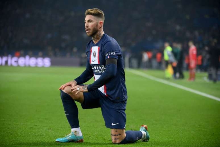 PSG só empata em jogo com expulsão de Sergio Ramos e confusão no fim