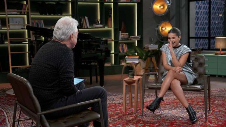 Maisa Silva was a guest of 'Conversa com Bial' this Thursday 27 Maisa Silva was a guest of 'Conversa com Bial' this Thursday 27