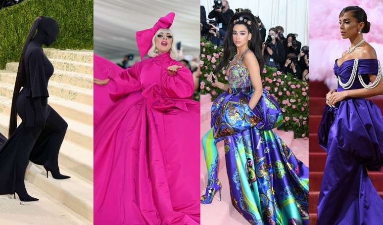 MET Gala vem aí! De Kim Kardashian à Lady Gaga, reunimos os looks mais extravagantes de edições anteriores.