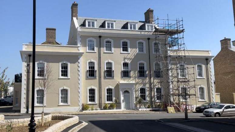 O projeto de Poundbury está previsto para ser concluído em 2026